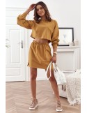 Mustard sweatshirt and skirt set 0523 - Online store - Boutique